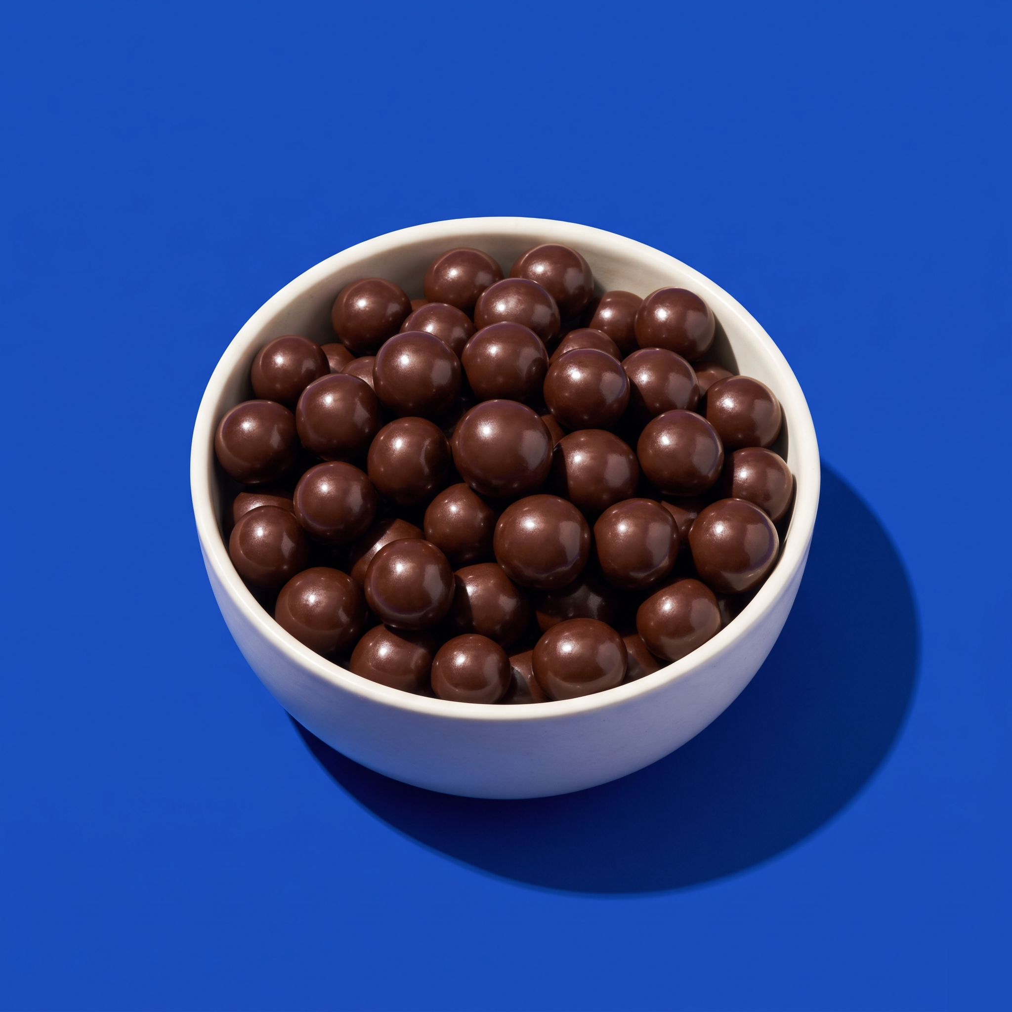 Chocolate covered freeze dried blueberries